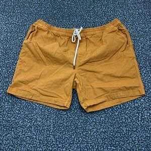 Good Threads Shorts Men XXL Brown Pull On Stretch Drawstring‎ Outdoor 2XL